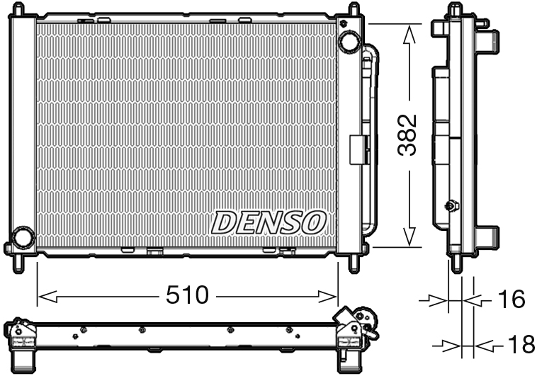 Denso Koelmodule (radiateur+condensor) DRM23104