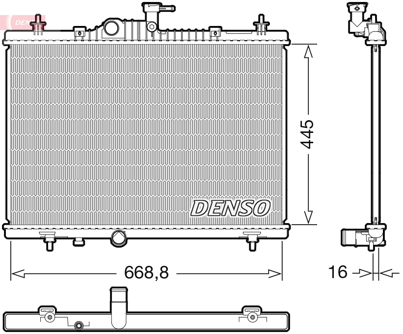 Denso Radiateur DRM23118