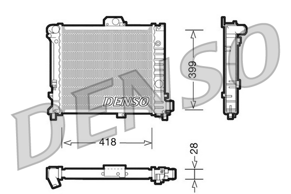 Denso Radiateur DRM25004