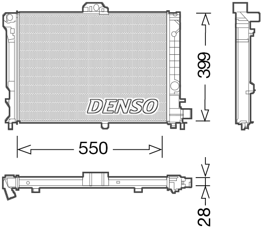 Denso Radiateur DRM25010