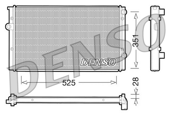 Denso Radiateur DRM32028