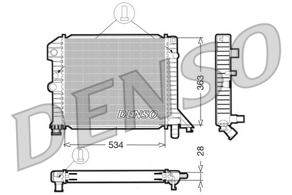 Denso Radiateur DRM33021