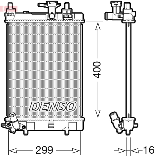 Denso Radiateur DRM35003