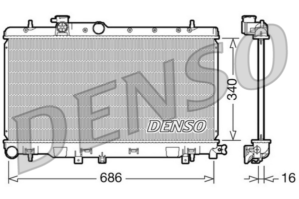 Denso Radiateur DRM36006