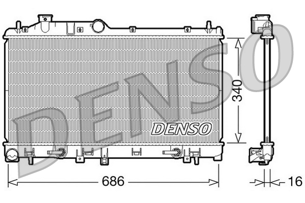 Denso Radiateur DRM36008