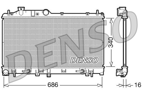 Denso Radiateur DRM36009