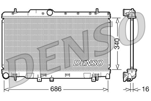 Denso Radiateur DRM36010