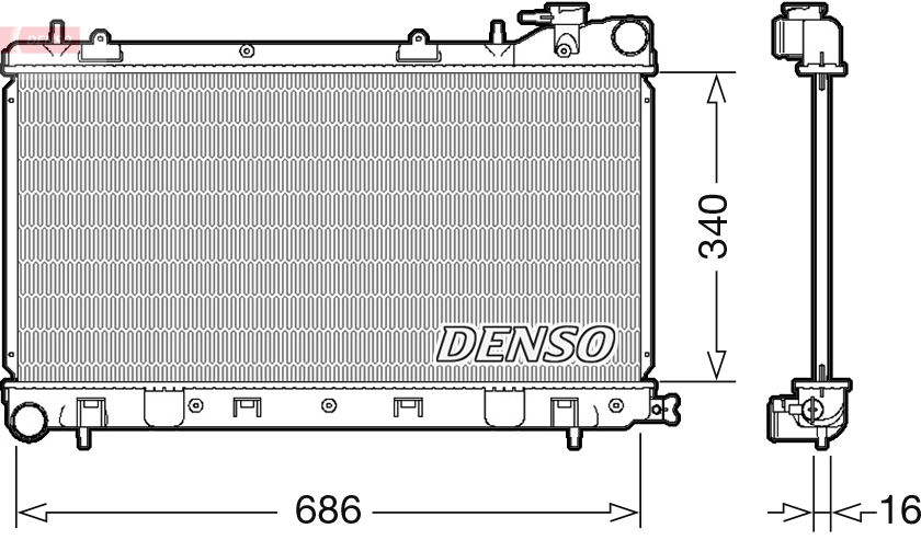 Denso Radiateur DRM36017