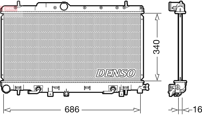 Denso Radiateur DRM36018