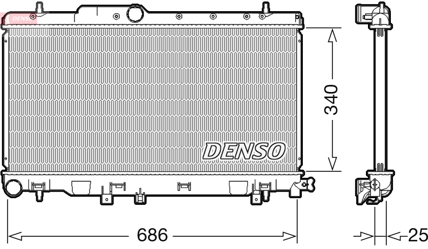 Denso Radiateur DRM36019