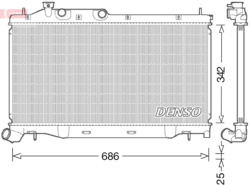 Denso Radiateur DRM36023