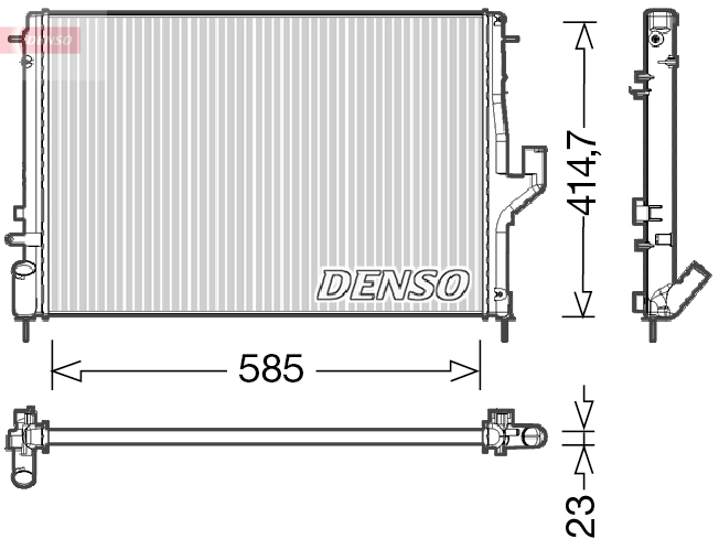 Denso Radiateur DRM37001