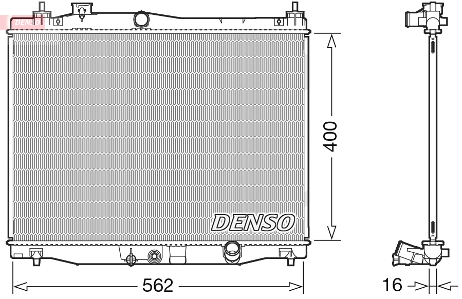 Denso Radiateur DRM40047