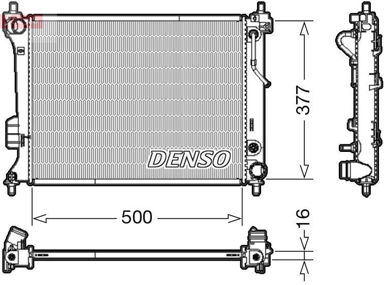 Denso Radiateur DRM41013