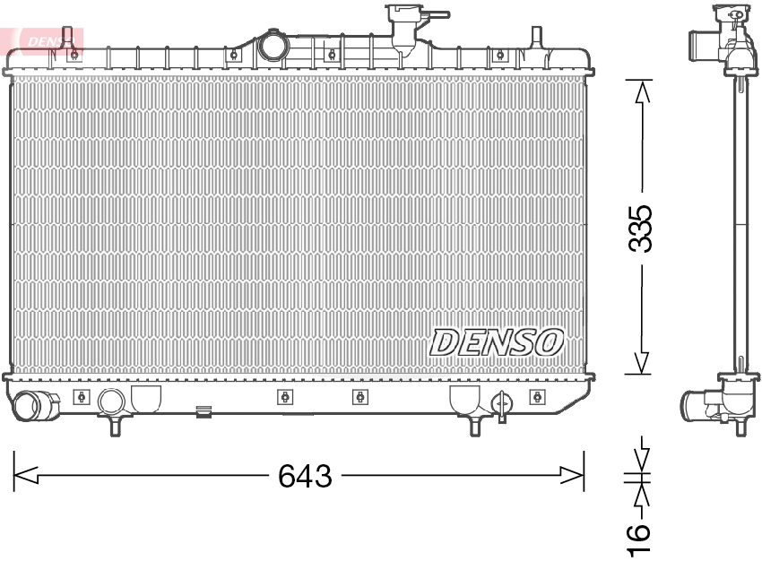 Denso Radiateur DRM41014