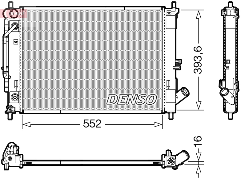 Denso Radiateur DRM41016