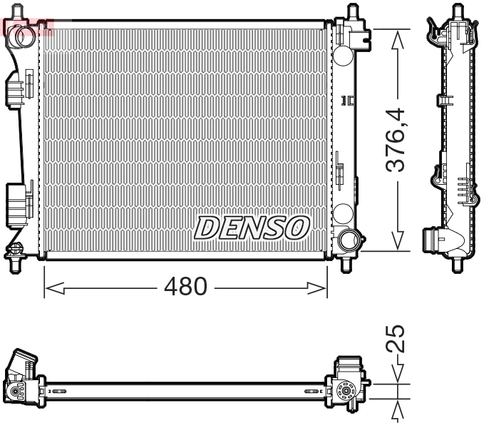 Denso Radiateur DRM41037