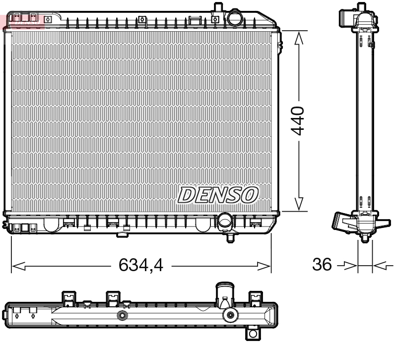 Denso Radiateur DRM43008