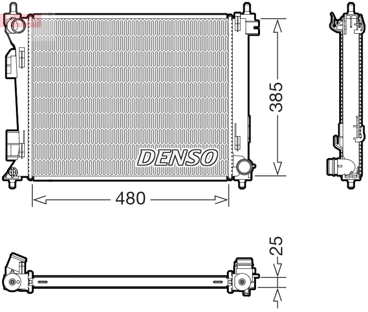 Denso Radiateur DRM43010