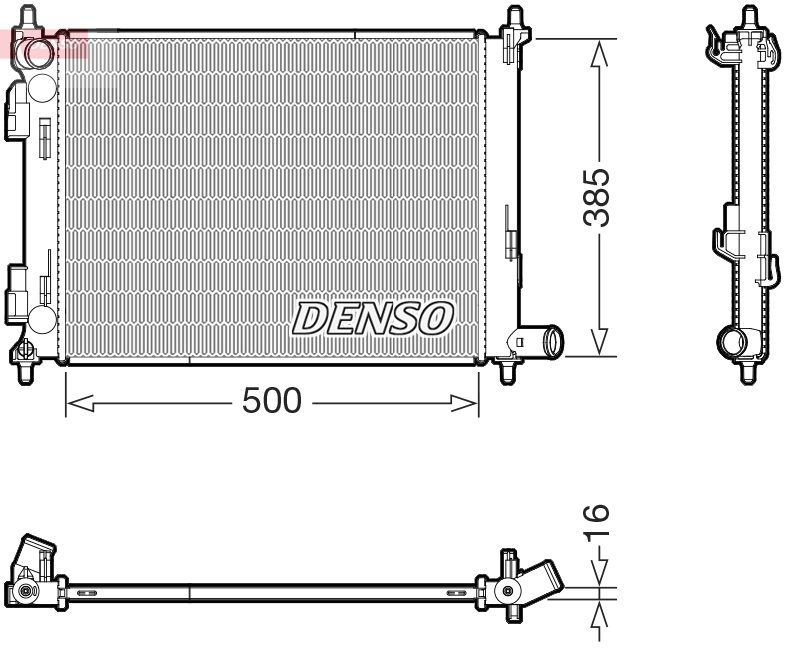 Denso Radiateur DRM43013