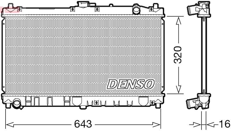 Denso Radiateur DRM44031