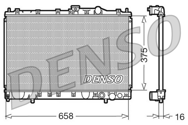 Denso Radiateur DRM45002