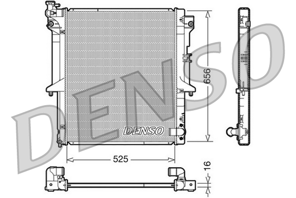 Denso Radiateur DRM45017