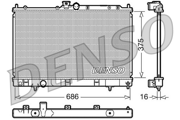 Denso Radiateur DRM45025