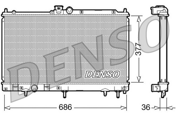 Denso Radiateur DRM45026