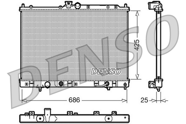 Denso Radiateur DRM45030