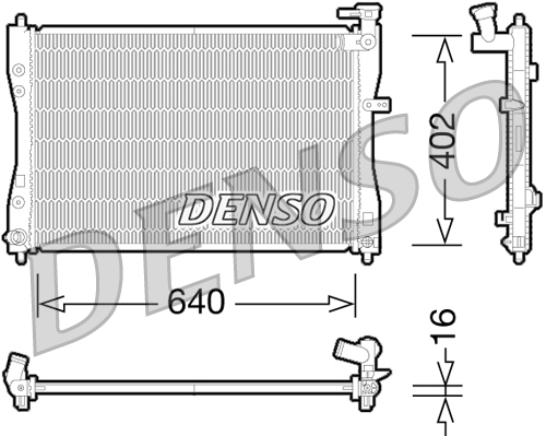 Denso Radiateur DRM45033