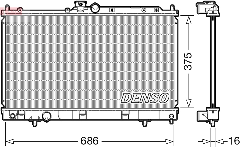 Denso Radiateur DRM45036