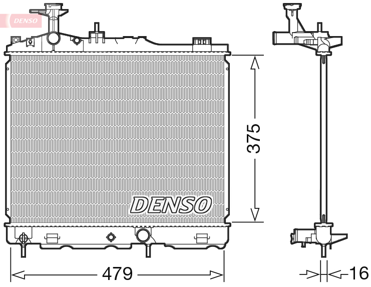 Denso Radiateur DRM45039