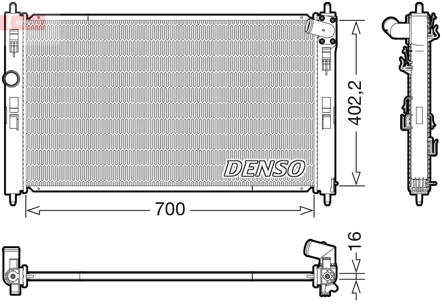 Denso Radiateur DRM45050