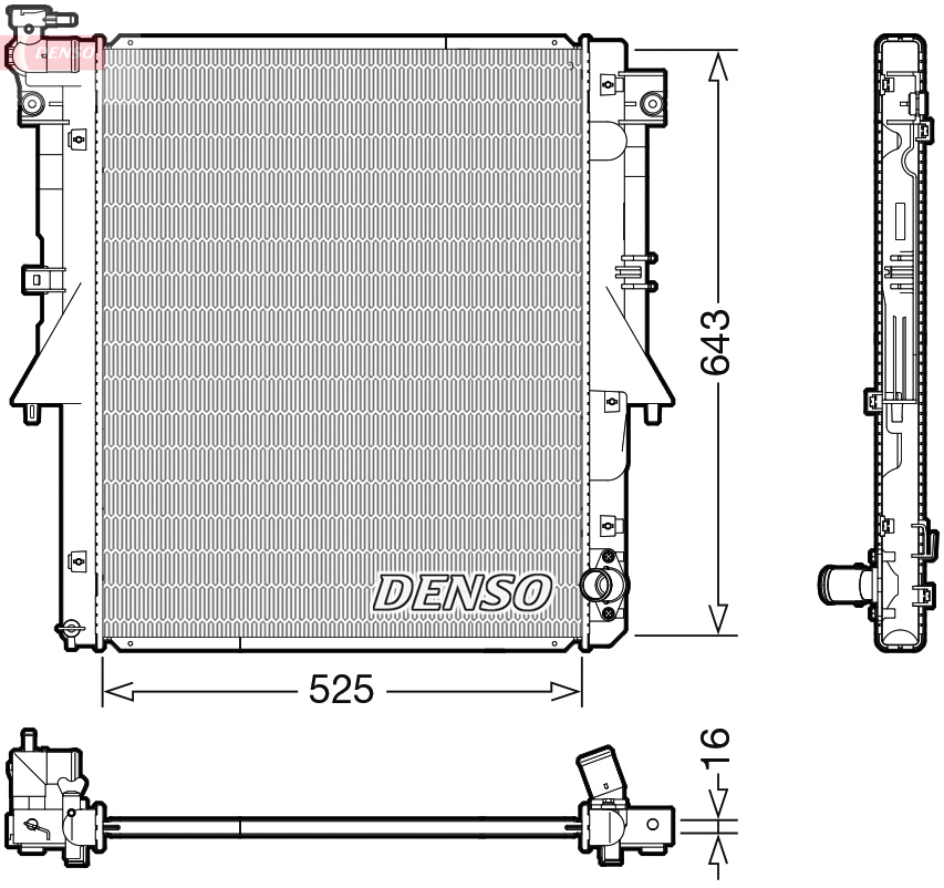 Denso Radiateur DRM45054