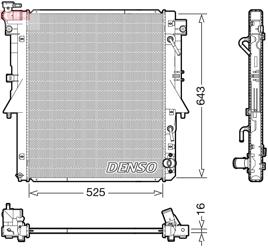 Denso Radiateur DRM45055