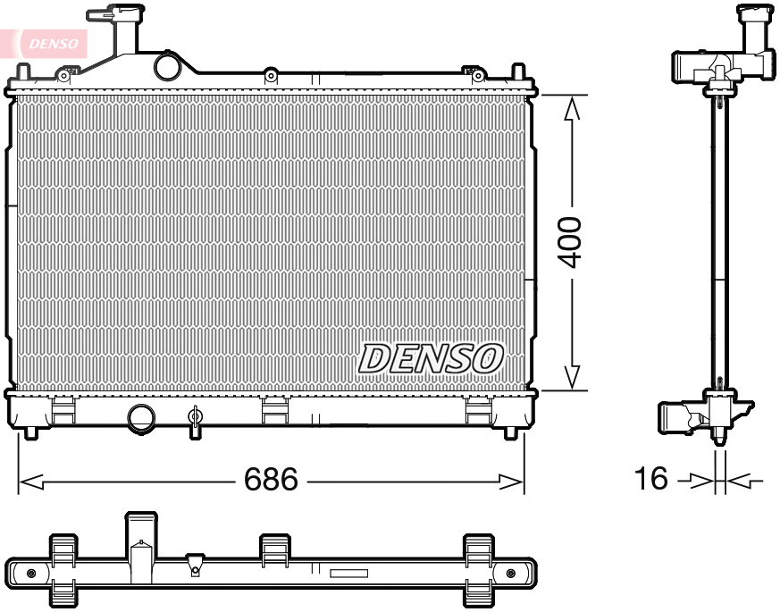 Denso Radiateur DRM45056