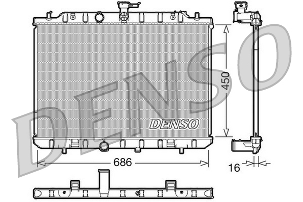 Denso Radiateur DRM46006