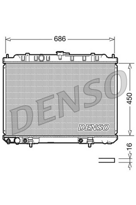 Denso Radiateur DRM46008