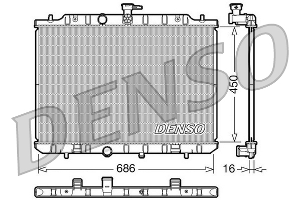 Denso Radiateur DRM46009