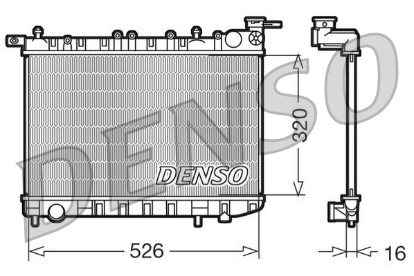 Denso Radiateur DRM46015