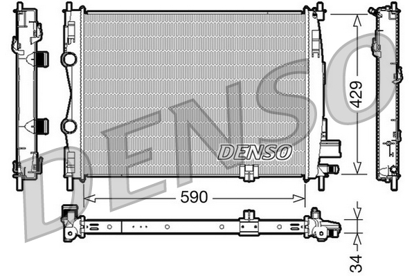 Denso Radiateur DRM46018