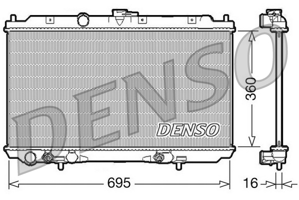 Denso Radiateur DRM46028