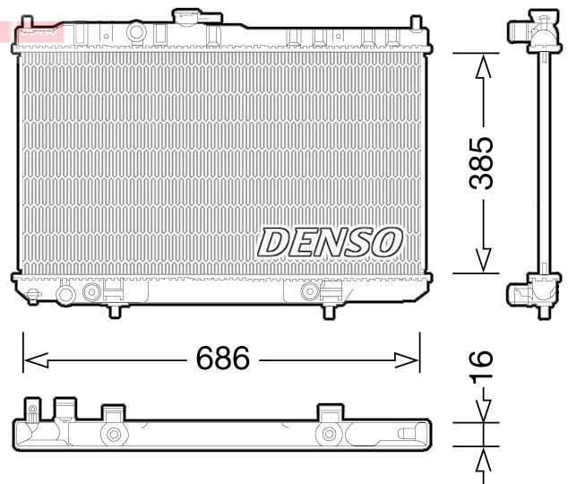 Denso Radiateur DRM46035