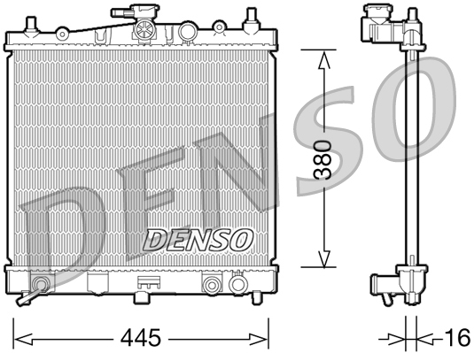 Denso Radiateur DRM46036