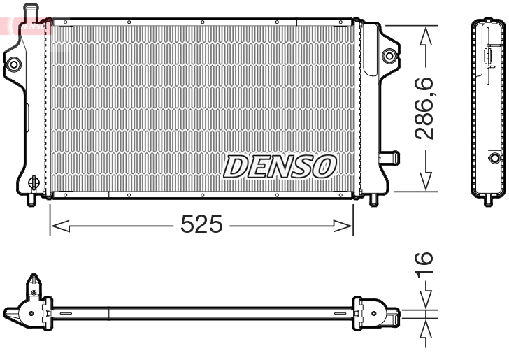 Denso Radiateur DRM46077