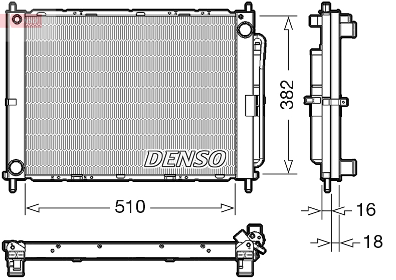 Denso Koelmodule (radiateur+condensor) DRM46102