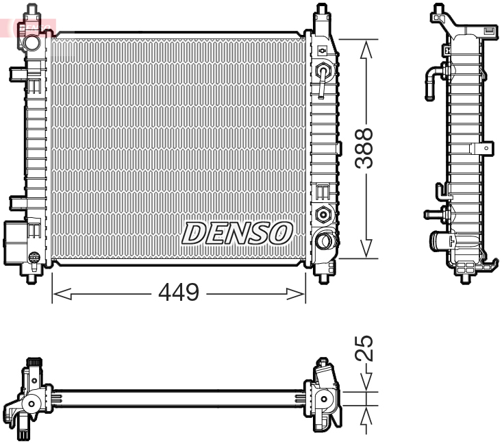 Denso Radiateur DRM46104