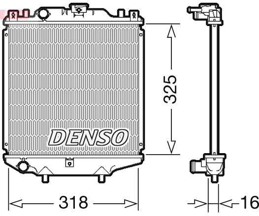Denso Radiateur DRM47029