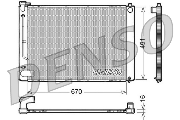 Denso Radiateur DRM50055